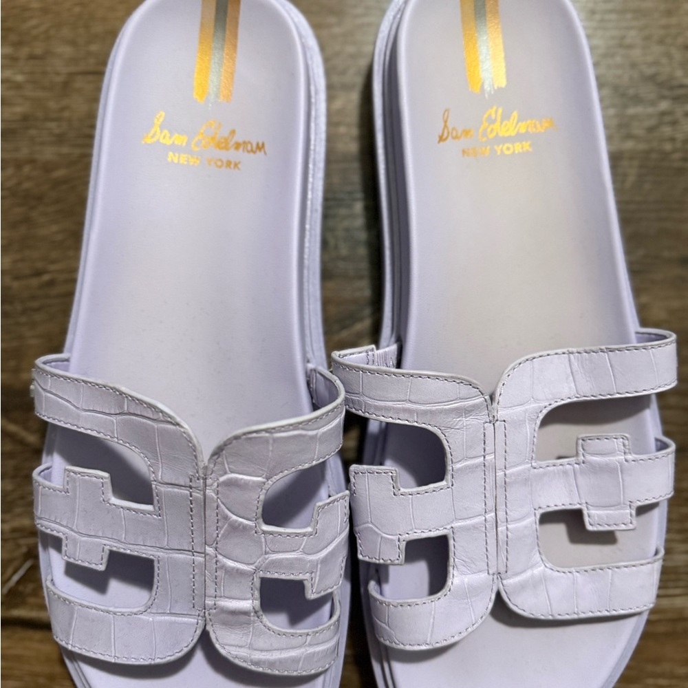 Sam Edelman purple Slide Sandals